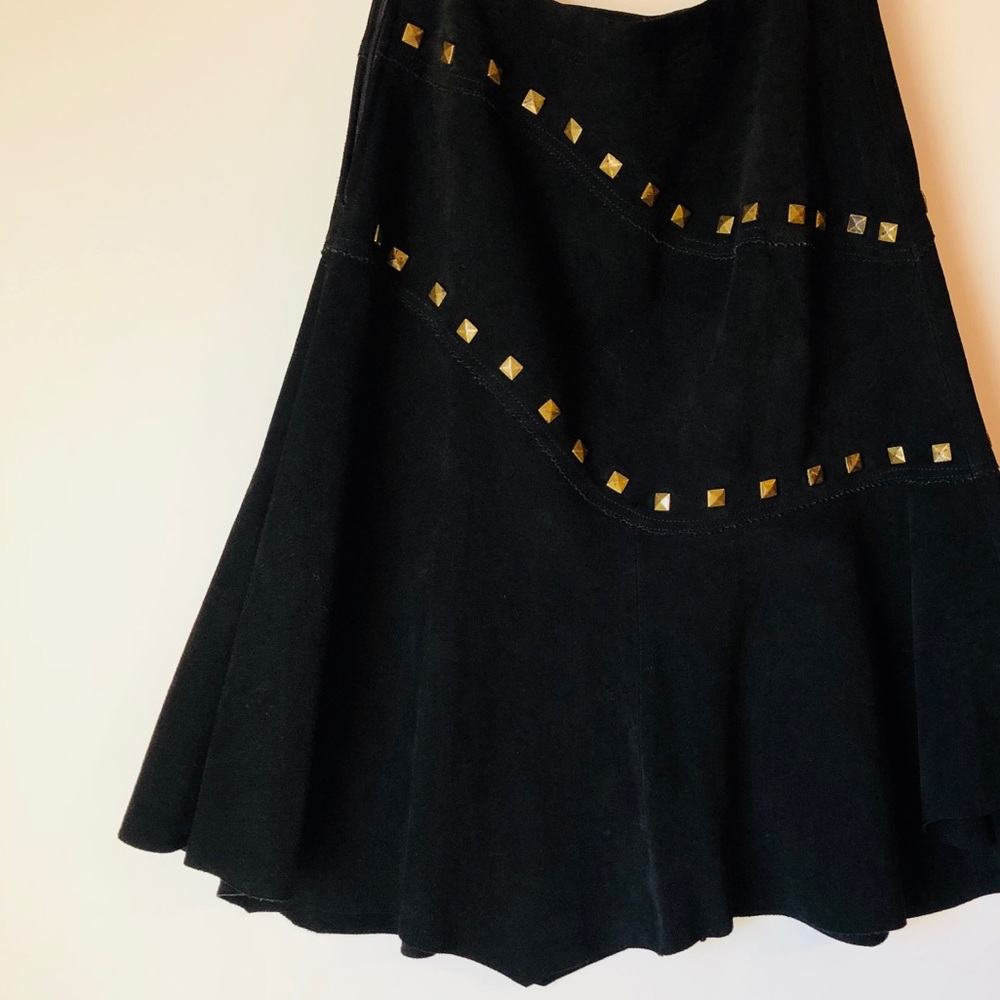 Alberto Makali Suede Leather Skirt - Picture 5 of 5